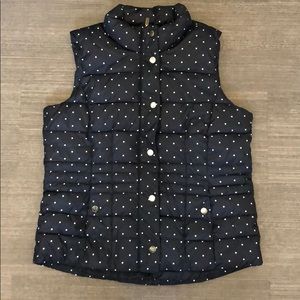 Charter Club Polka Dot Puffer Vest